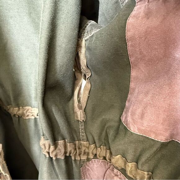 Vintage (1994) Hooded German Bundeswehr Flecktarn Camo Field Jacket Unisex XL - Picture 14 of 15